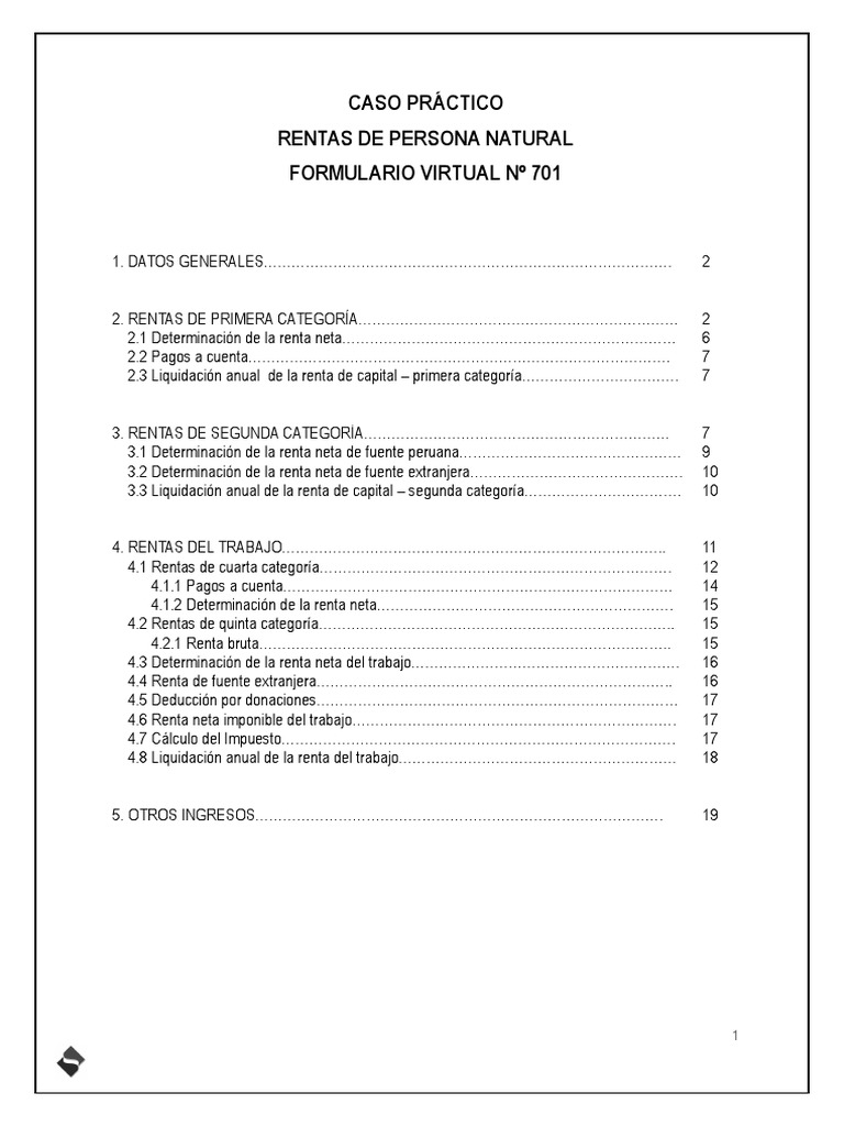 Personas Naturales 2015 - 1ra, 2da, 4ta y 5ta Categorías - Formulario ...