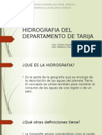 Hidrografia Del Departamento de Tarija