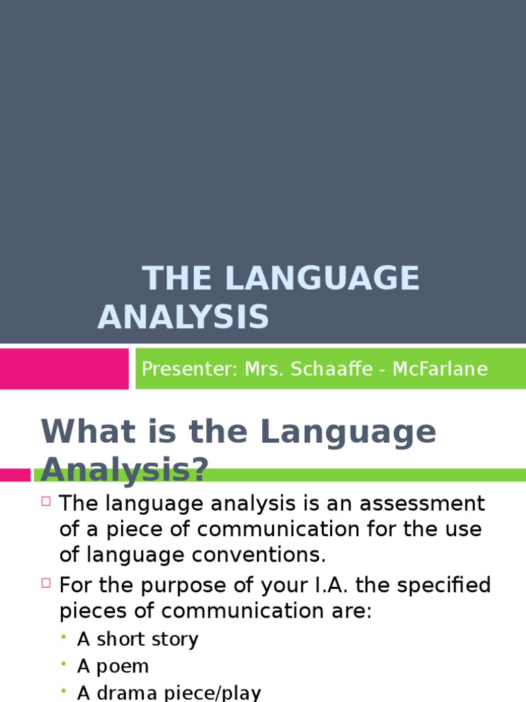 CAPE Comm Studies Language Analysis | PDF | English Language | Dialect
