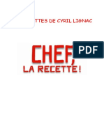 Lignac Cyril - Chef, La Recette
