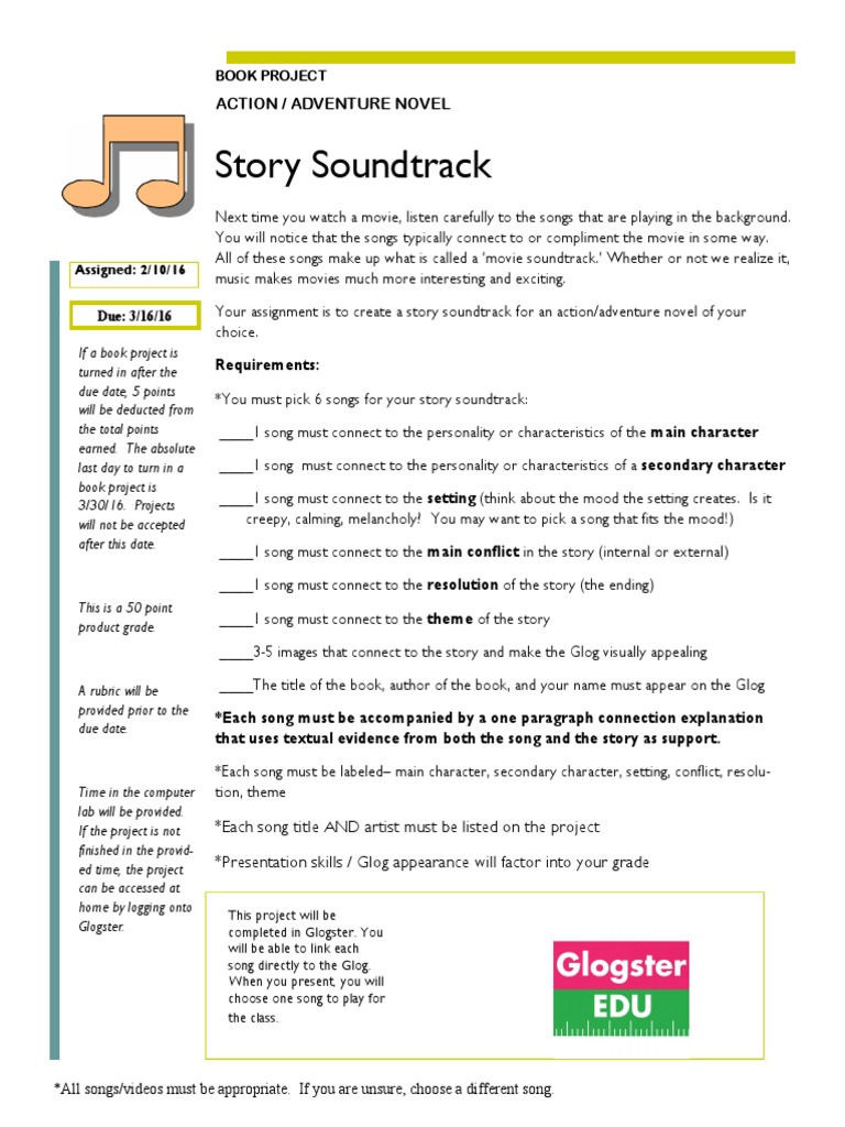 Story Soundtrack | PDF | Language Arts & Discipline