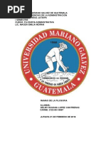 Ramas de La Filosofia