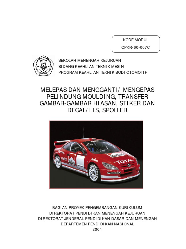 Melepas Dan Mengganti Mengepas Pelindung Moulding Transfer 