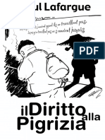 P. Lafargue, Il Diritto Alla Pigrizia