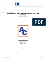 Valve Body and Mechatronic Service