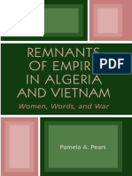 Pears - Remnants of Empire in Algeria and Vietnam; Women, Words, And War (2004)