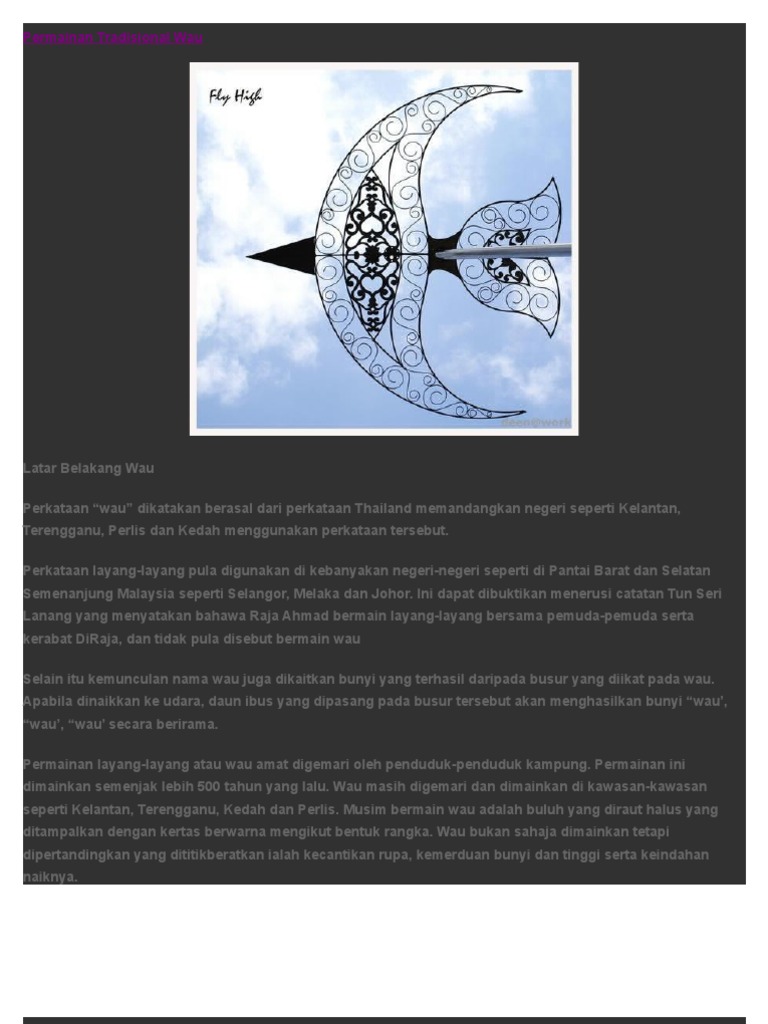 Permainan Tradisional Wau Pdf