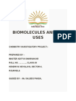 Biomolecules and Its Uses