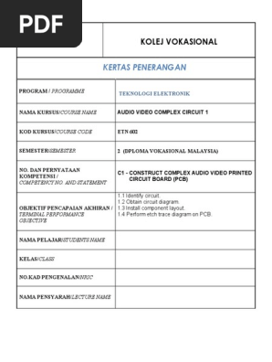 Nota 1 Pengenalan Solder Dan Desoldering Pdf