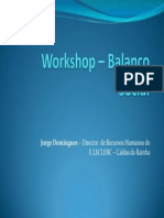 Workshop Balanco Social
