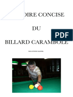 94 GALINHA Histoire Concise Du Billard Carambole