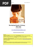 Download Creating Intimacy with God by thechristianmeditator SN3008154 doc pdf