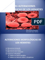 Atlas alteraciones morfológicas hematíes