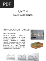 Unit 4 Faults and Joints