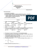 Mathematics: CBSE Sample Paper-01 Summative Assessment - Ii Class - X