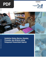 Download Guideline Status NSPK Untuk Pelayanan Pemerintah Daerah by Eddie Syamsir SN300824201 doc pdf
