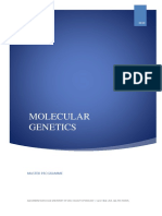 Molecular Genetics: Master Programme