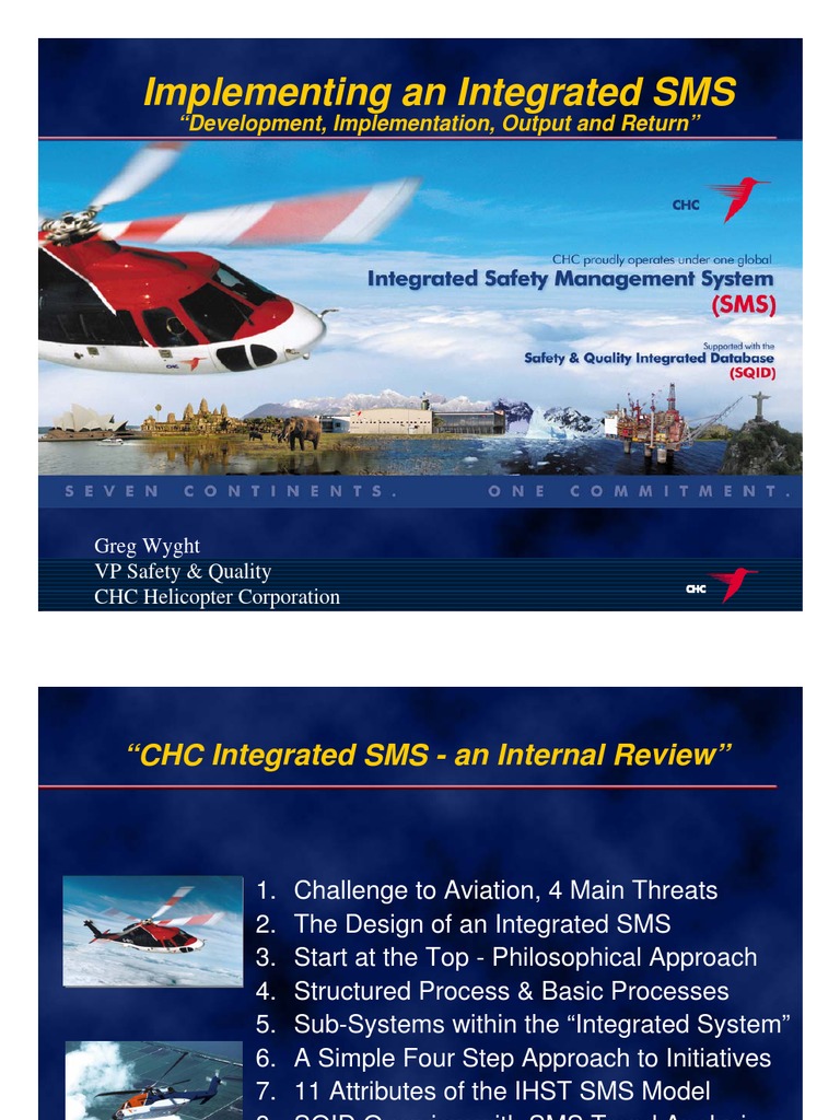 Integrated Safety Managment System Pdf Safety Risk Management
