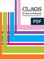 CLAGS 25th Anniversary Program