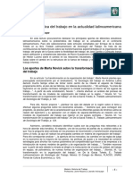 Lectura 9 - La Problemática Del Trabajo en La Actualidad Latinoamericana Corregido