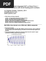 Linear Trapezoidal Integrated SVF vs Direct Form