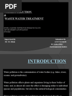 Download Presentation On water pollution and water treatment by Ajay SN30084629 doc pdf