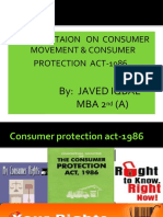 Consumer Protection Act1986