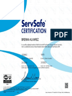 serv safe manager certificate