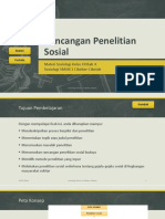 Rancangan Penelitian Sosial