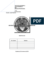 T05 - Uso Del Lenguaje, Redacción y Ort. EnTrabajos de Investigación