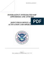 Interagency Integrated (SOP) - Joint Field Office (JFO) Activation & Operations
