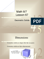Math 87 Lessons 67 Through 70