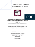 INVESTIGACIÓN DE CAMPO DE LA EMPRESA SOCIAL TURISTICA CENTRO TURÍSTICO PRISMAS BASÁLTICOS - Yazmin Arsola - Luis Ordoñez