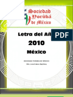 Letra 2010 Mexico