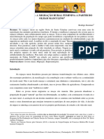 A Migração Feminina Rural segundo Visão Masculina