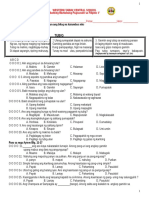 Third Grading Test Filipino V With TOS