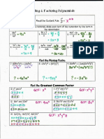 Dividing and Factoring Polynomials