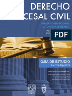 Derecho Procesal Civil 4 Semestre