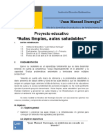 Proyecto Aulas Limpias Aulas Saludables