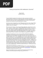 Download Asking good questions in the mathematics classroom by shimbir SN3010707 doc pdf