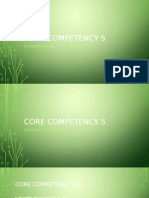 Core Competency 5