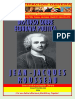Libro No. 673. Discurso Sobre Economia Politica. Rousseau%2C Jean-Jacques. Colección E.O. Marzo 29 de 2014.