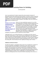 Download Translating Humor for Subtitling by Cho HyeIn SN301122290 doc pdf