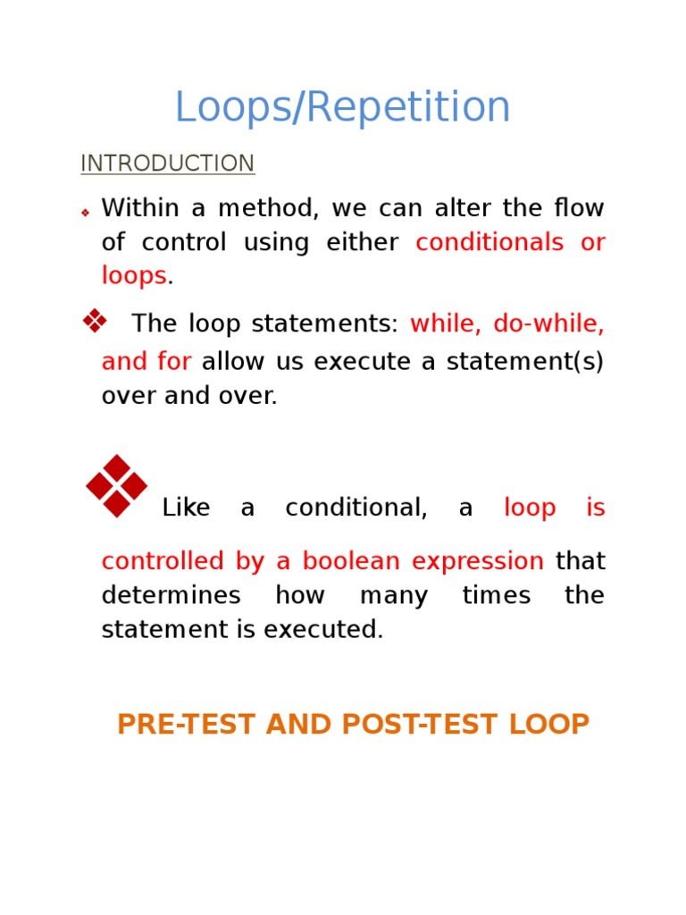 Do... While Loop Notes | PDF | Control Flow | Computer Programming