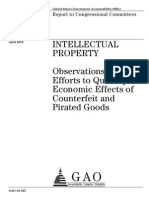 2009-04-12 Oberservations on Efforts to Quantify the Economic Effects of Counterfeit and Pirated Goods
