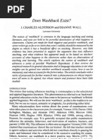 Download Does Washback Exist by Charles Alderson n Dianne Wall by ahmaraj SN30113539 doc pdf