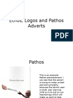 Ethos, Logos and Pathos Adverts
