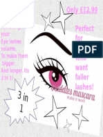 Maddies Mascara Print Advert