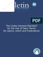 397 2005 FOC the Codex General Standard for the Use of Dairy Terms Its Nature Intent and Implications