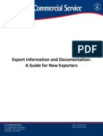 USDeptOfCommerceexport Doc Guide
